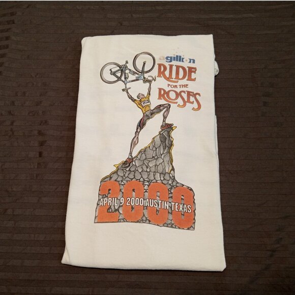 XL Vintage Collectible Cycling T-Shirt: 2000 Ride for the Roses, Austin Texas - Picture 2 of 7
